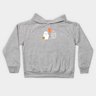 Not So Scary Ghost Halloween Kids Hoodie